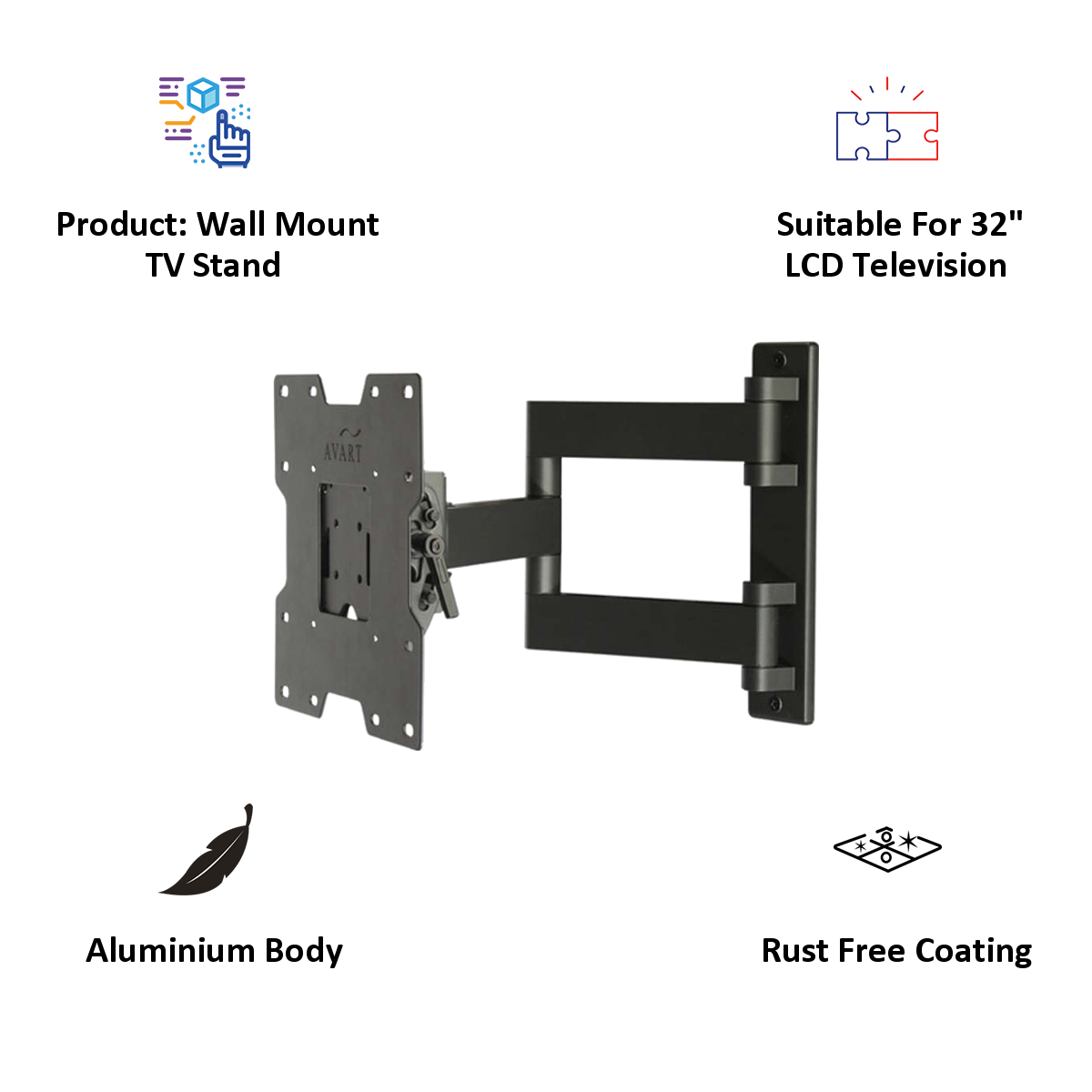 Led tv stand 2024 32 inch